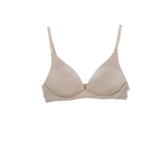 Lauren Ralph Lauren Women's T-Shirt Bra Solid Support Comfort Light Truffle New