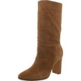 thumbnail image 1 of Lauren Ralph Lauren Womens Artizan II Suede Mid-Calf Boots, 1 of 1