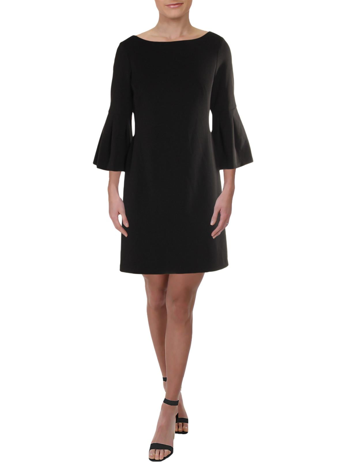 Lauren Ralph Lauren Womens Cocktail Party Mini Cocktail And Party Dress In  Black