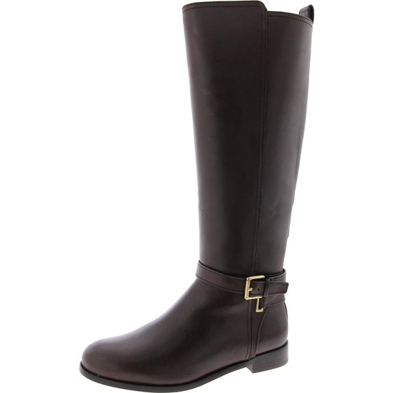 Lauren Ralph Lauren Womens Blayke Leather Tall Over-The-Knee Boots