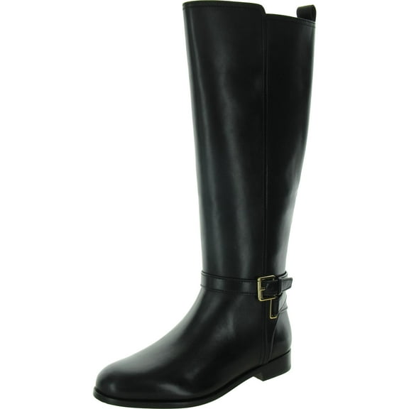 Lauren Ralph Lauren Womens Blayke Leather Tall Over-The-Knee Boots