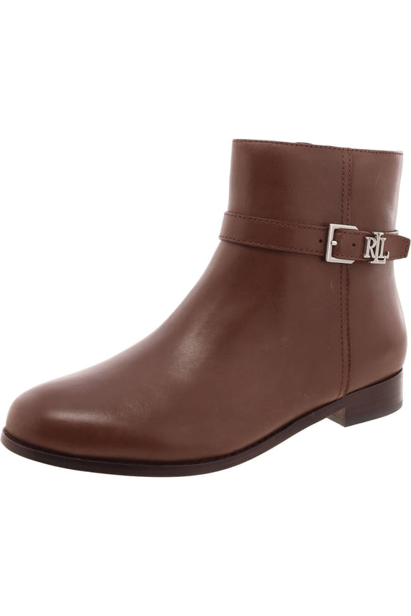 Womens Brooke Leather Ankle Booties