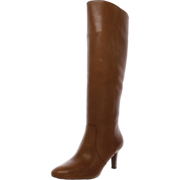 Lauren Ralph Lauren Womens Caelynn Leather Tall Knee-High Boots
