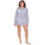 Lauren Ralph Lauren Stripe Camp Shirt Top Blue/White SM (US 6)