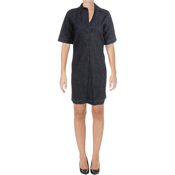 Lauren Ralph Lauren Womens Denim Above Knee Casual Dress