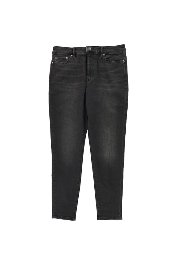 Ralph Lauren Womens Denim Skinny Fit Jeans, Black, 16