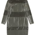 thumbnail image 1 of Ralph Lauren Womens Dilia Sheath Dress, Metallic, 12, 1 of 2