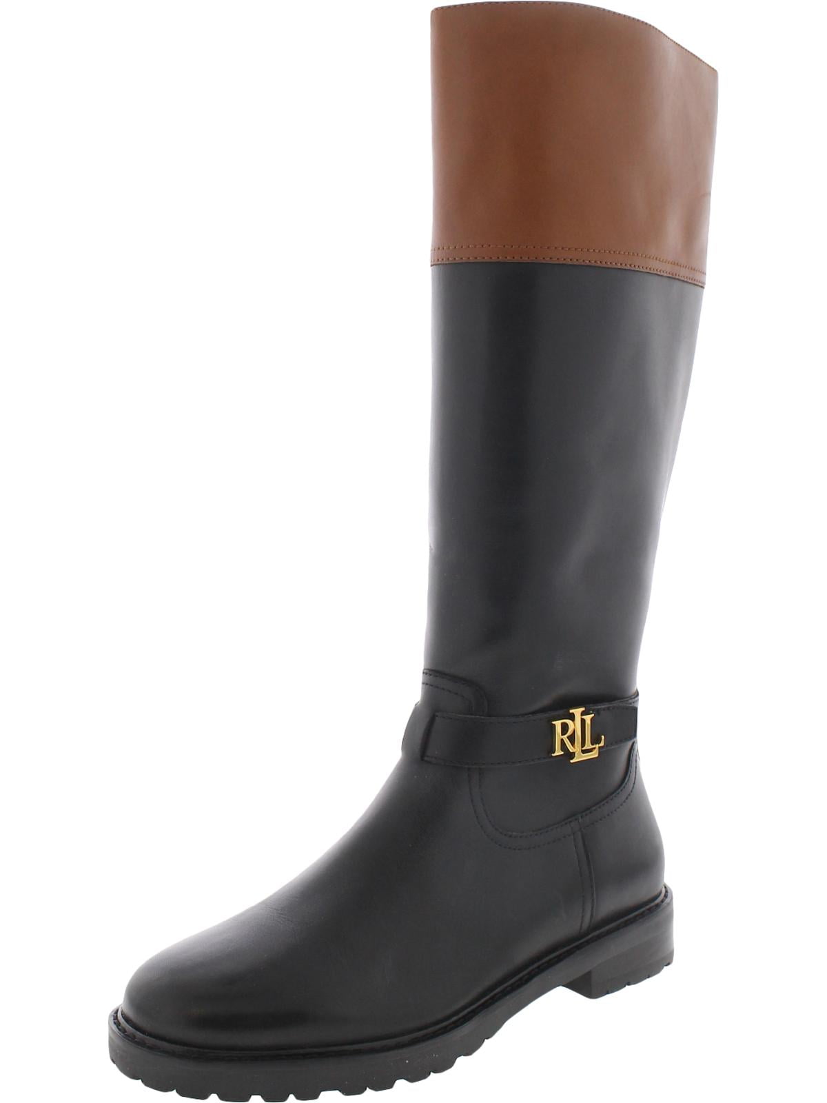ralph lauren women's leather boots