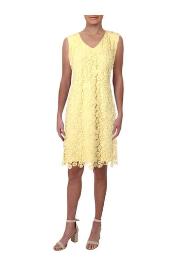 ralph lauren yellow lace dress Lauren Ralph Lauren Womens Savings Dresses & Jumpsuits in Womens Savings  Clothing | Yellow