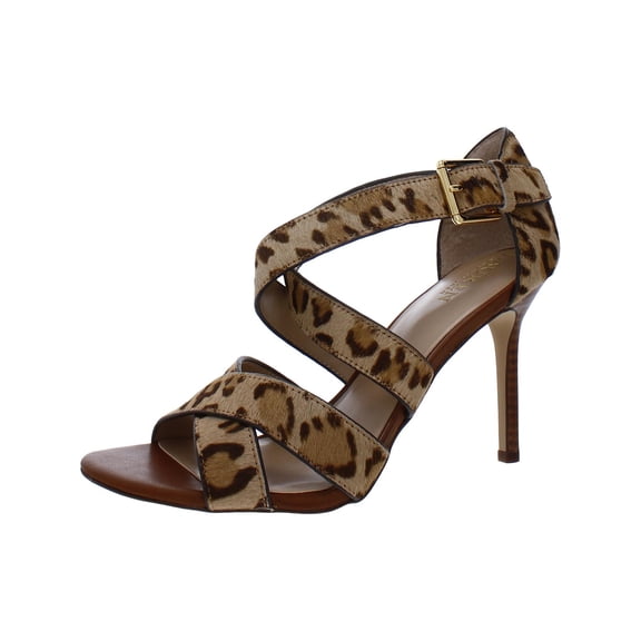 Lauren Ralph Lauren Womens Gisella Calf Hair Open Toe Pumps