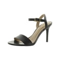 thumbnail image 1 of Lauren Ralph Lauren Womens Gwen Leather Ankle Strap Dress Heels, 1 of 1