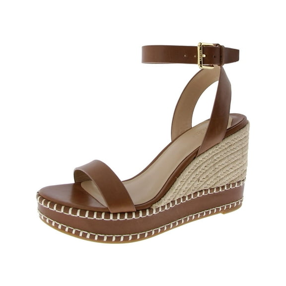Lauren Ralph Lauren Womens Hilarie Buckle Leather Slingback Sandals