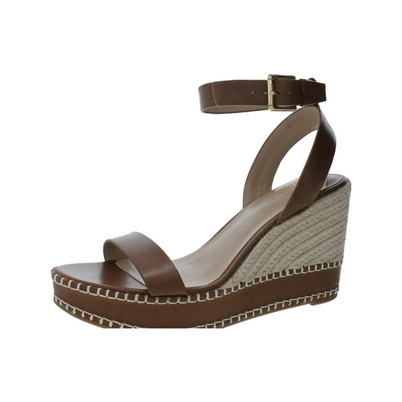 Lauren Ralph Lauren Womens Hilarie Buckle Leather Slingback Sandals