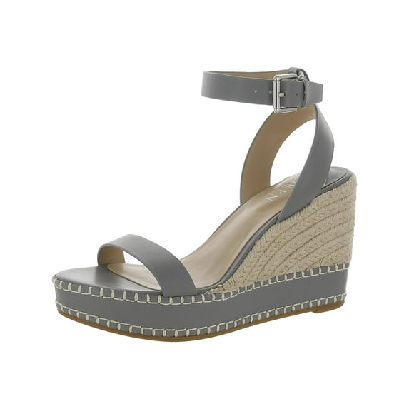 Lauren Ralph Lauren Womens Hilarie Leather Wedge Slingback Sandals