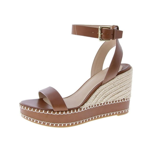 Lauren Ralph Lauren Womens Hilarie Leather Wedge Slingback Sandals