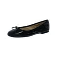 thumbnail image 1 of Lauren Ralph Lauren Womens Jayna Leather Round Toe Ballet Flats, 1 of 3