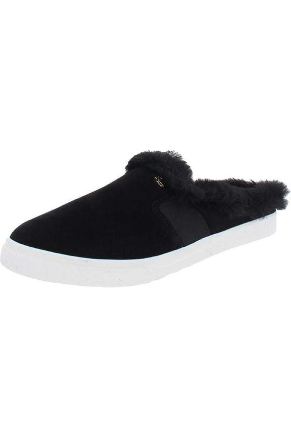 Womens Jinny Mule Slip On Faux Fur Mules