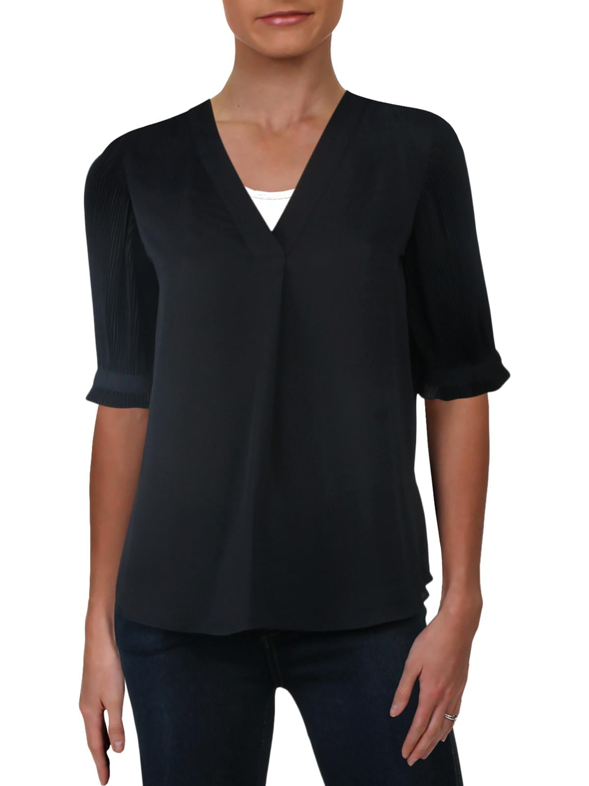 トップス louren pleats Vneck blouse louren pleats Vneck blouse
