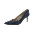 thumbnail image 1 of Lauren Ralph Lauren Womens Lanette Leather Pointed Toe Pointed Toe Heels, 1 of 3