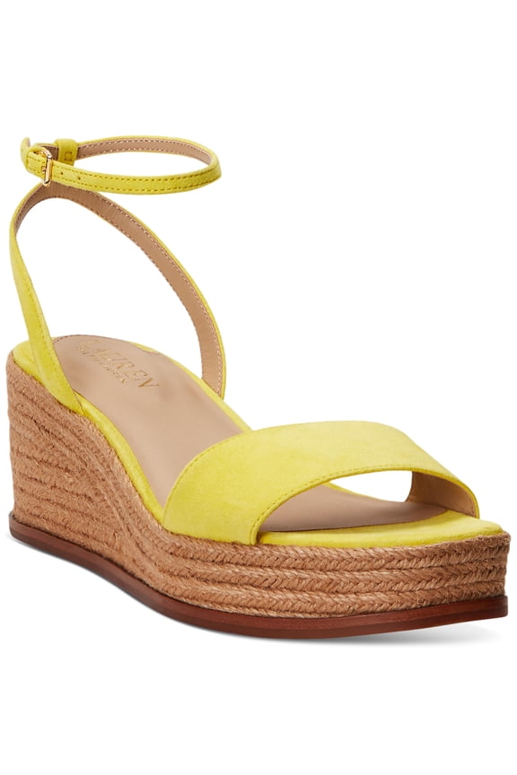 Womens Leona Espadrille Sandals Lemon 8M