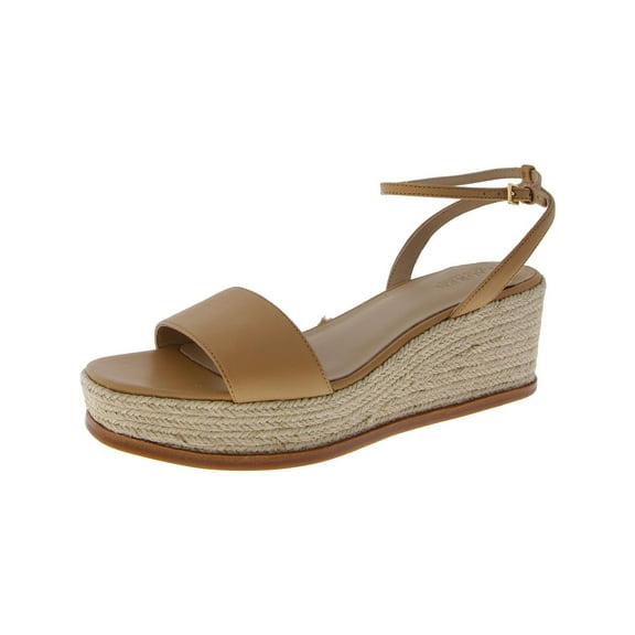 Lauren Ralph Lauren Womens Leona Suede Ankle Strap Wedge Sandals