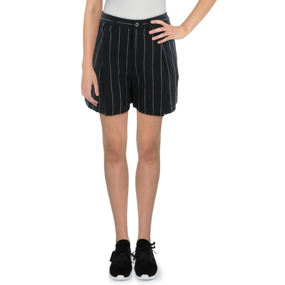 Lauren Ralph Lauren Womens Linen Mini Casual Shorts