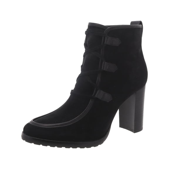 Lauren Ralph Lauren Womens Mabel Suede Lace-Up Booties