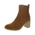 thumbnail image 1 of Lauren Ralph Lauren Womens Marianna Suede Block Heel Chelsea Boots, 1 of 1
