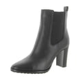 thumbnail image 1 of Lauren Ralph Lauren Womens Mylah Leather Ankle Chelsea Boots, 1 of 3