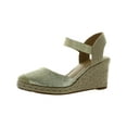 thumbnail image 1 of Lauren Ralph Lauren Womens Pearle Wedges Ankle Strap Espadrille Heels, 1 of 3