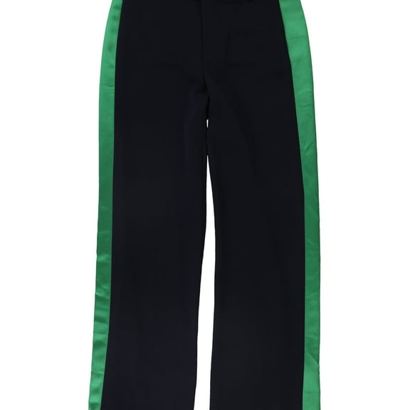 Ralph Lauren Womens Varsity Casual Trouser Pants, Blue, Petite, 2P