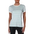 thumbnail image 1 of Lauren Ralph Lauren Womens Petites Ziedrik Striped Short Sleeve T-Shirt, 1 of 2