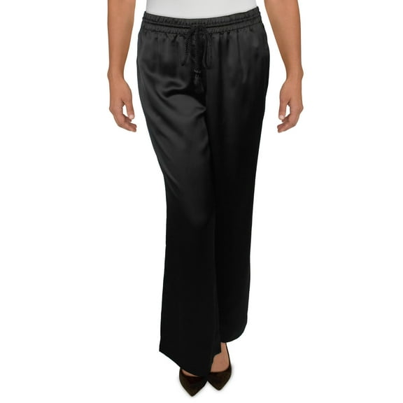 Lauren Ralph Lauren Womens Plus Charmuse Casual Wide Leg Pants