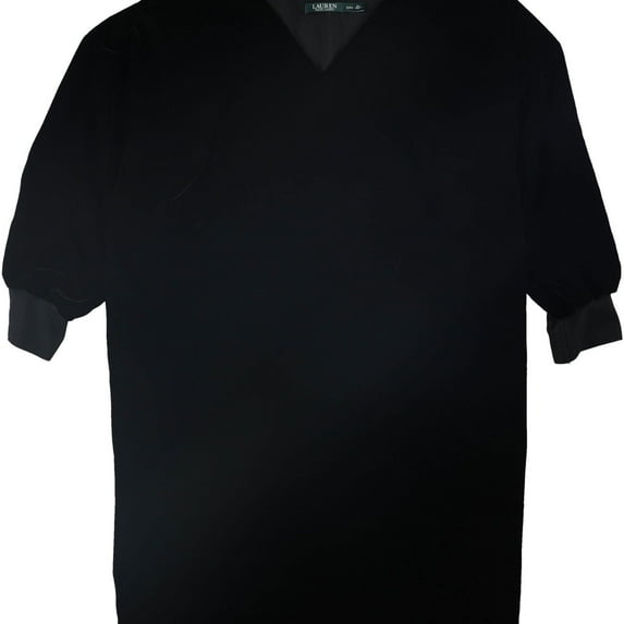 Lauren Ralph Lauren Womens Plus Radigan Evening Velvet Cocktail Dress