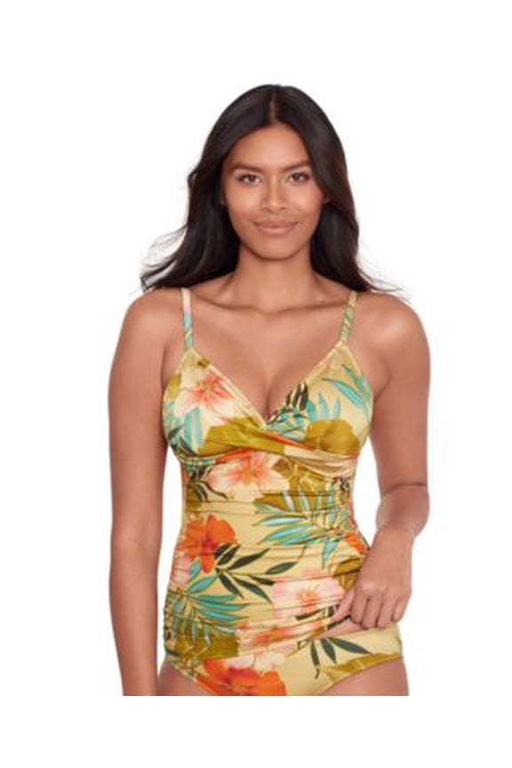 Lauren Ralph Lauren Womens Printed Surplice Tanki Island Tropical 8