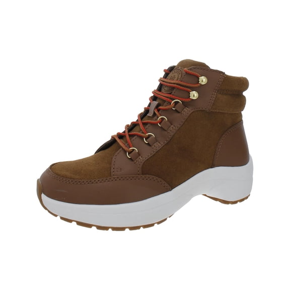 Lauren Ralph Lauren Womens Rylee Leather High-Top Sneakers