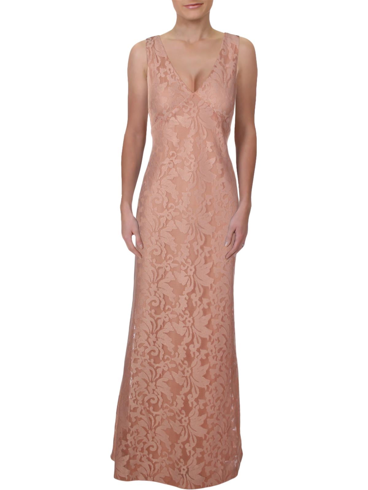 Lauren Ralph Lauren Womens Saraeve Formal Lace Evening Dress 