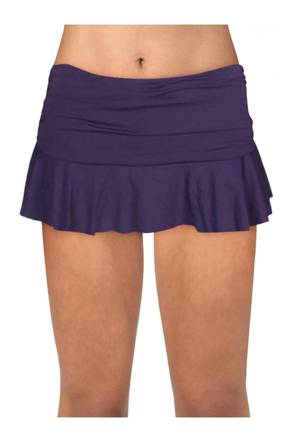 Womens Skirtini Ruffled Swim Bottom Separates