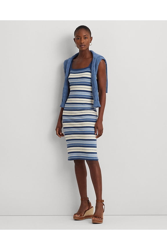 Striped Tank Dress, Women's Small