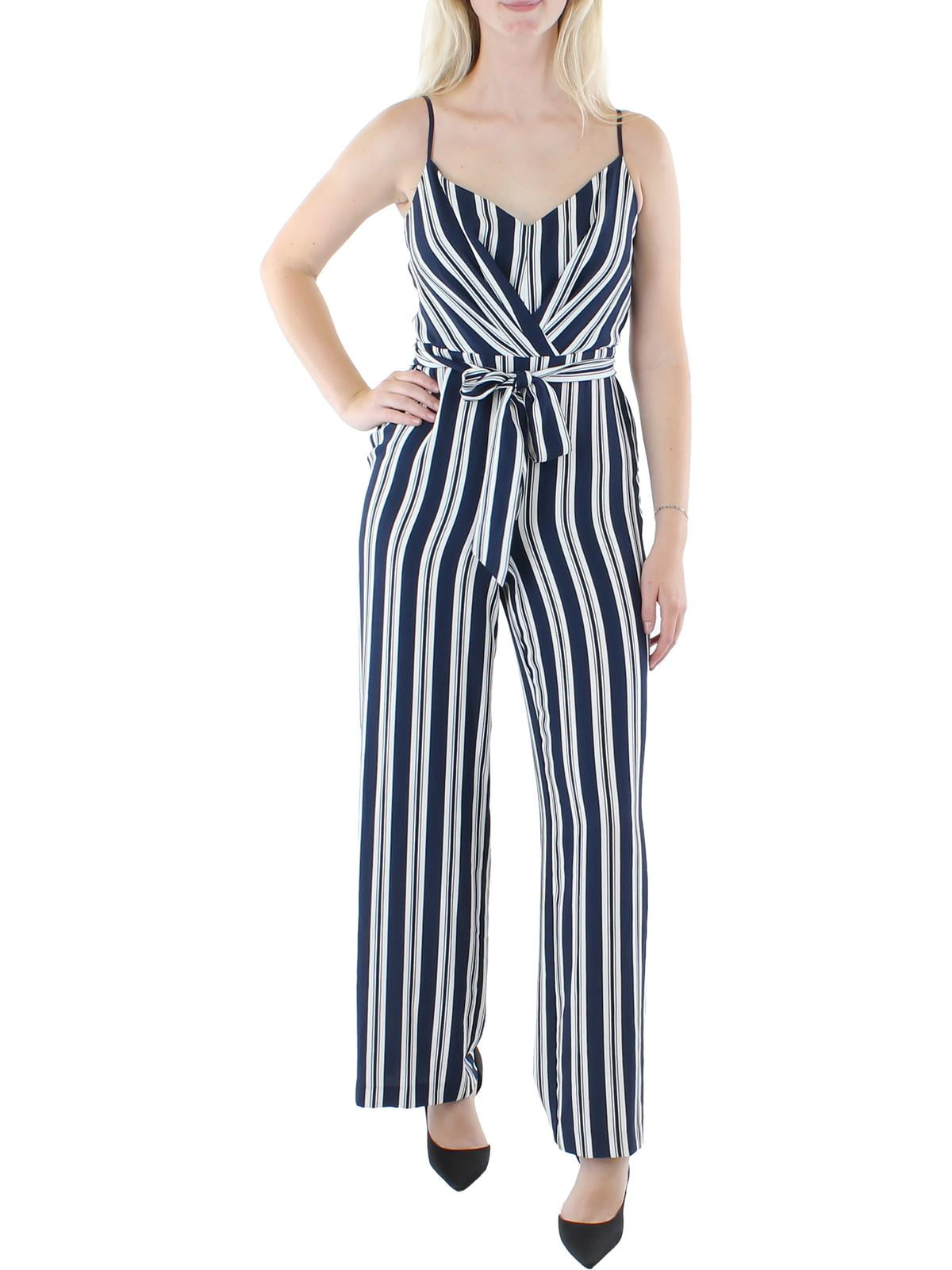 Lauren Ralph Lauren Womens V Neck Straight Leg Jumpsuit Walmart