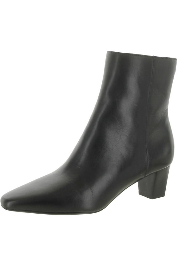 Womens Willa Zipper Heels Ankle Boots