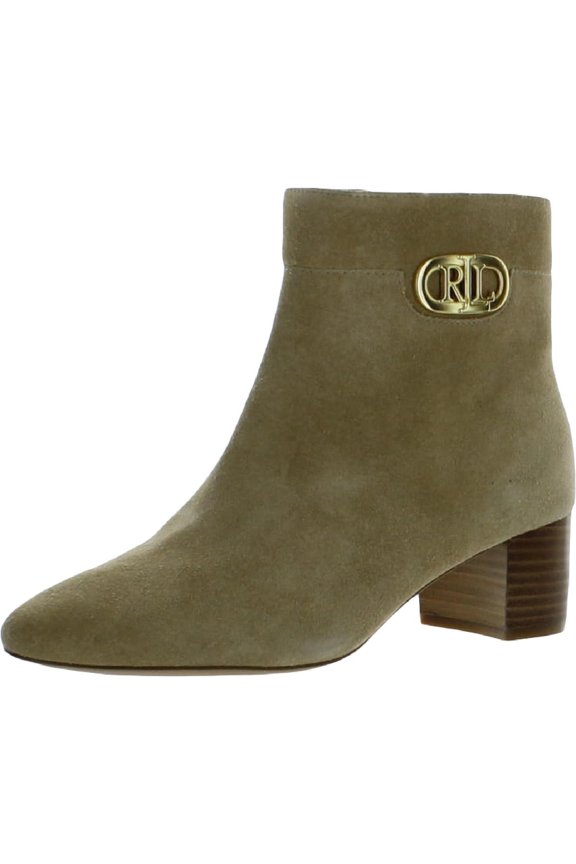 Womens Wynne Suede Ankle Booties