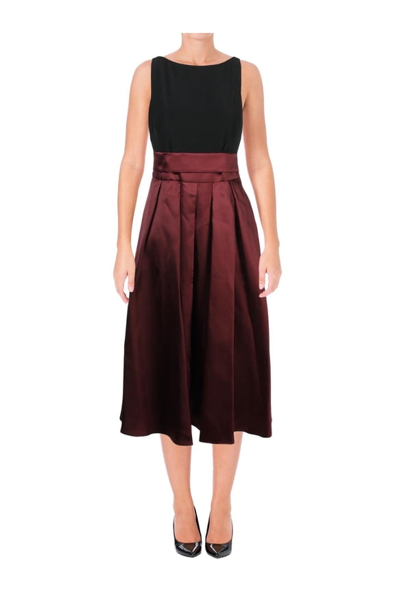 Womens Zane Sleeveless Special Occasion Midi Dress