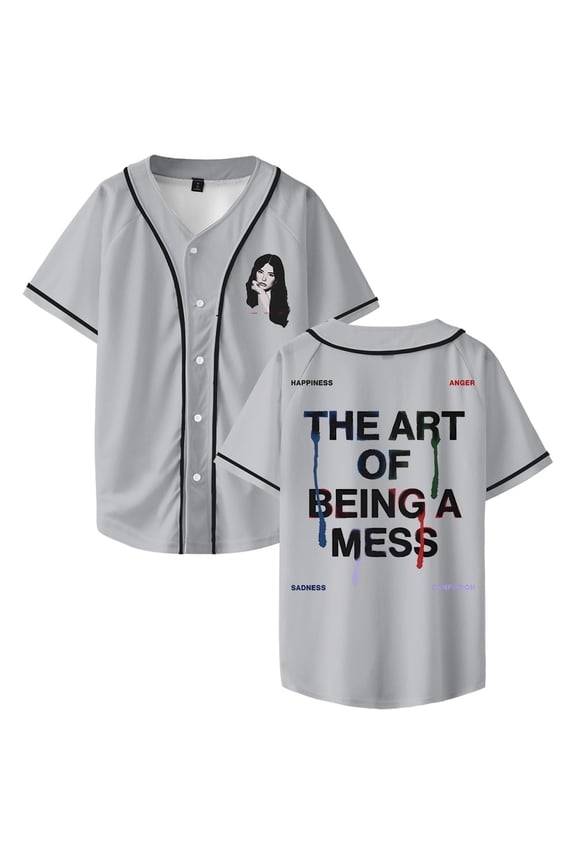 Lauren Spencer Smith Baseball Jersey Unisex Casual Baseball Uniform Short Sleeve Baseball Jersey Streetwear Tops