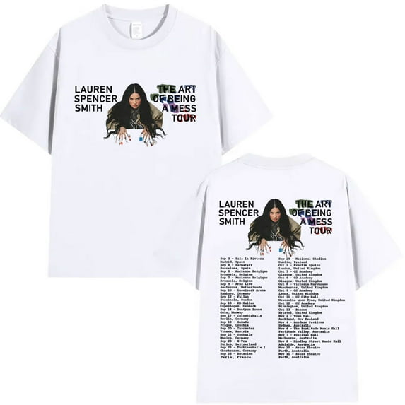 Lauren Spencer Smith Inspired Mirror Retro Cotton T-Shirt - Unisex Streetwear Casual Spring Summer