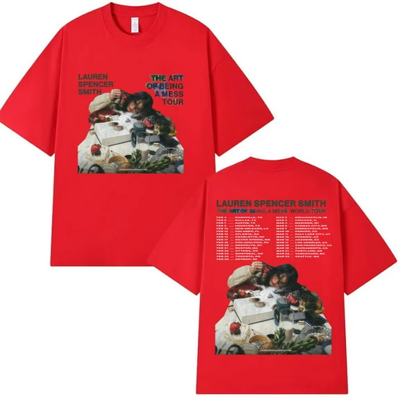 Lauren Spencer Smith Inspired R&B Graphic Cotton-Blend T-Shirt - Unisex Streetwear Wear Summer