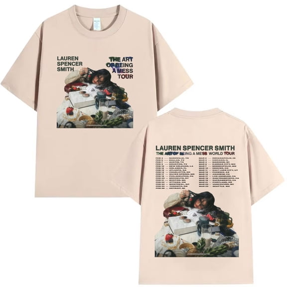 Lauren Spencer Smith Inspired R&B Graphic Cotton-Blend T-Shirt - Unisex Streetwear Wear Summer