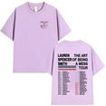 thumbnail image 1 of Lauren Spencer Smith Inspired The Art of Being A Mess Tour Retro Graphic Cotton T-Shirt - Unisex Short Sleeve Casual Summer, 1 of 5