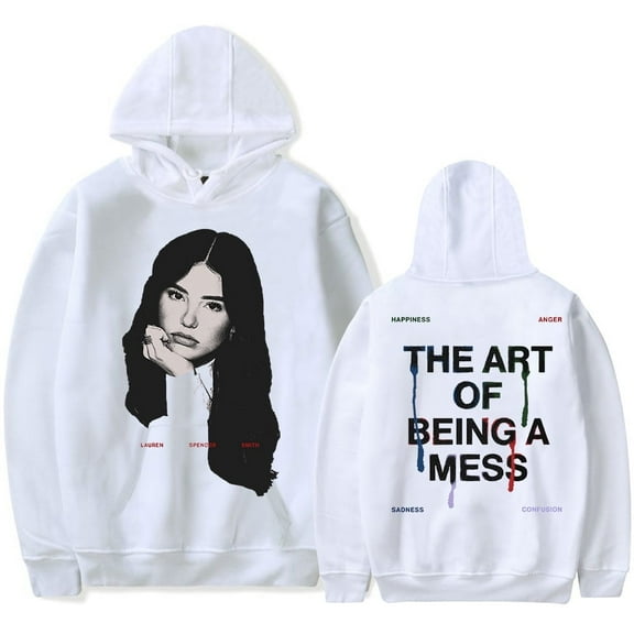 Lauren Spencer Smith Merch The Art Of Being A Mess Tour 2025 Hoodie - Unisex Fashion Casual Sweatshirt