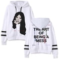 thumbnail image 1 of Lauren Spencer Smith Merch The Art Of Being A Mess Tour 2025 Unisex Pocketless Casual Sweatshirt,2XL,White, 1 of 2
